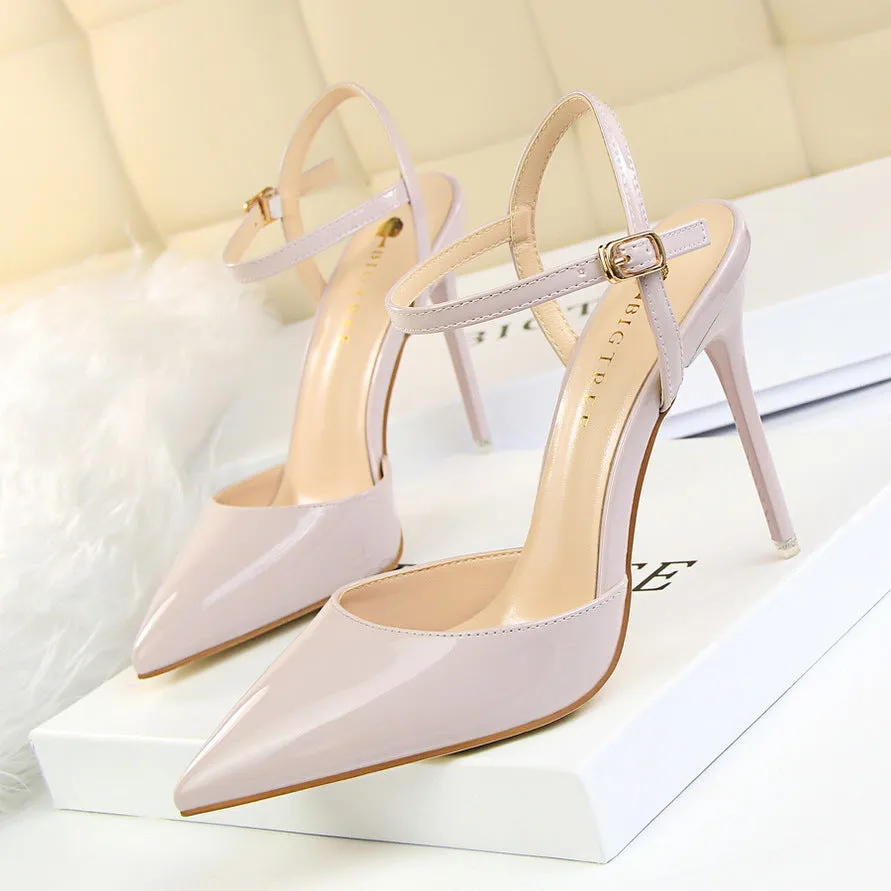 Patent Slingback Pumps