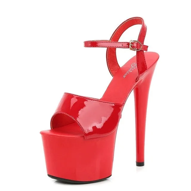Pole Dance Shoes Stripper High Heels Women Sexy Show Shoes Sandals Party Club Platform High-heeled Shoes Wedding New