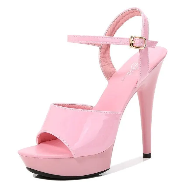 Pole Dance Shoes Stripper High Heels Women Sexy Show Shoes Sandals Party Club Platform High-heeled Shoes Wedding New