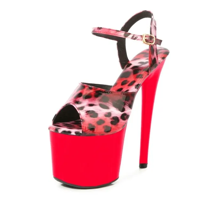 Pole Dance Shoes Stripper High Heels Women Sexy Show Shoes Sandals Party Club Platform High-heeled Shoes Wedding New