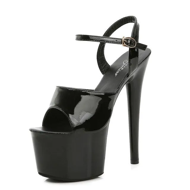 Pole Dance Shoes Stripper High Heels Women Sexy Show Shoes Sandals Party Club Platform High-heeled Shoes Wedding New