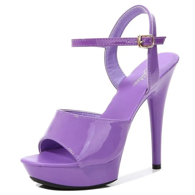 Pole Dance Shoes Stripper High Heels Women Sexy Show Shoes Sandals Party Club Platform High-heeled Shoes Wedding New