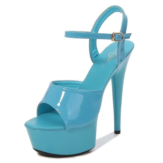 Pole Dance Shoes Stripper High Heels Women Sexy Show Shoes Sandals Party Club Platform High-heeled Shoes Wedding New