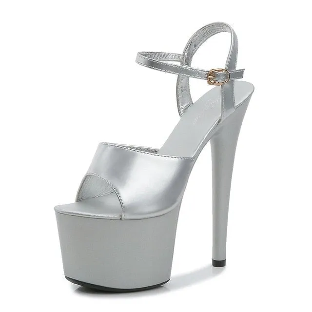 Pole Dance Shoes Stripper High Heels Women Sexy Show Shoes Sandals Party Club Platform High-heeled Shoes Wedding New