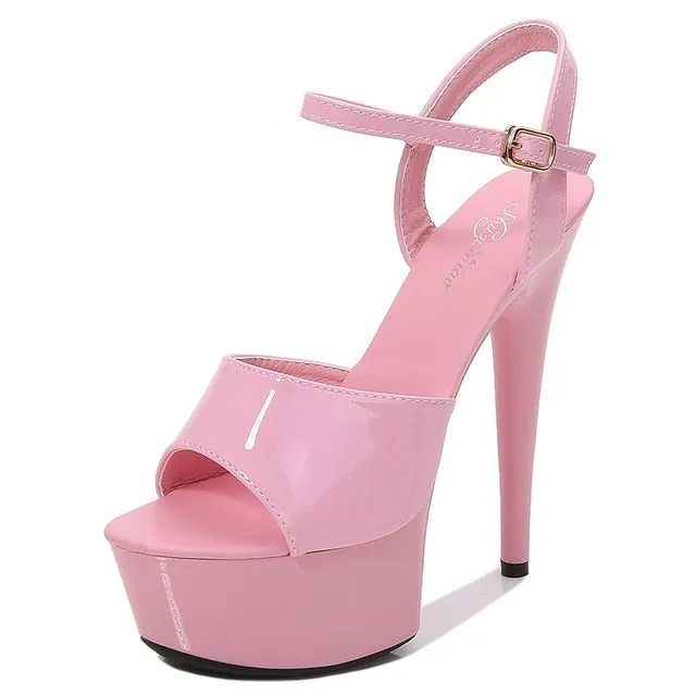 Pole Dance Shoes Stripper High Heels Women Sexy Show Shoes Sandals Party Club Platform High-heeled Shoes Wedding New
