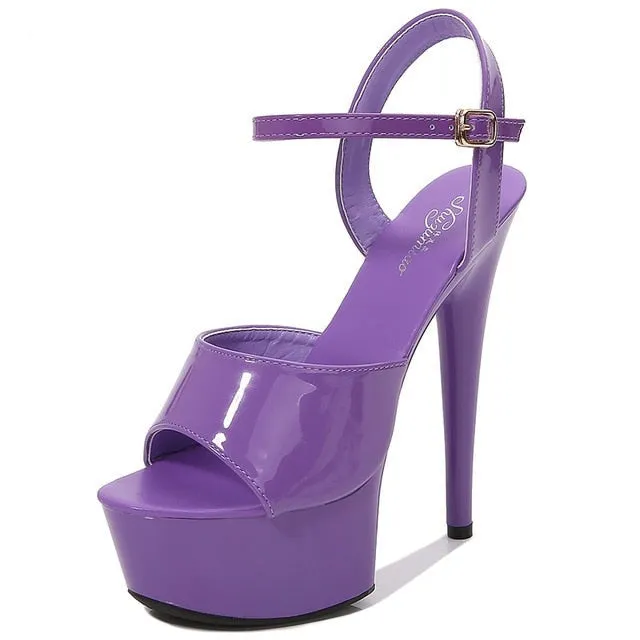 Pole Dance Shoes Stripper High Heels Women Sexy Show Shoes Sandals Party Club Platform High-heeled Shoes Wedding New