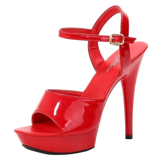 Pole Dance Shoes Stripper High Heels Women Sexy Show Shoes Sandals Party Club Platform High-heeled Shoes Wedding New