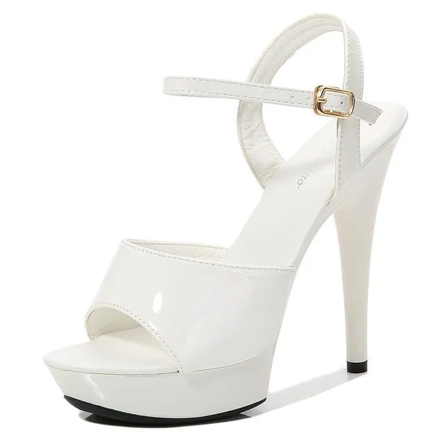 Pole Dance Shoes Stripper High Heels Women Sexy Show Shoes Sandals Party Club Platform High-heeled Shoes Wedding New