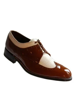 "Spectator" Brown and White Stacy Baldwin Formal Shoes
