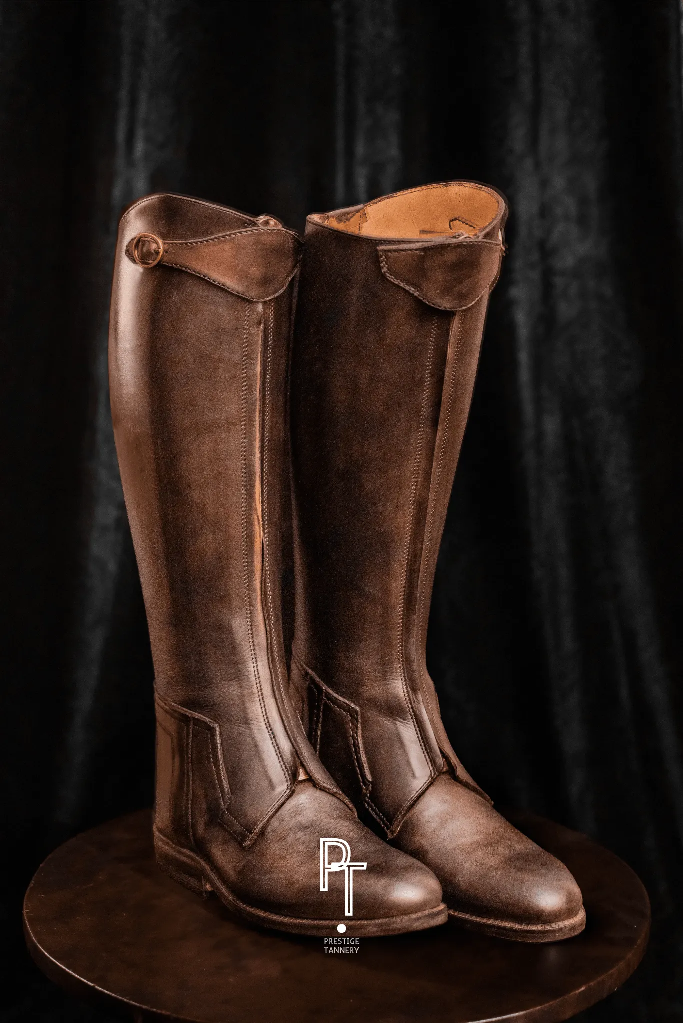 Riding Boots - Women Handmade Brown Boots