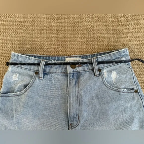 ROLLA'S Dusters High Rise Slim Denim Short,‎ Size 27&quot;