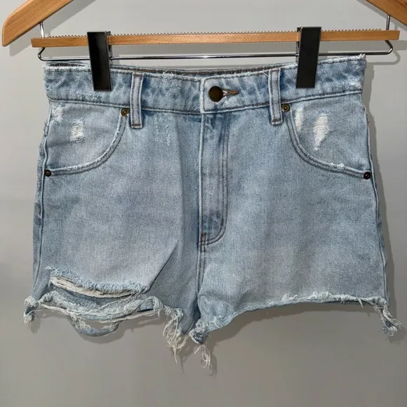 ROLLA'S Dusters High Rise Slim Denim Short,‎ Size 27&quot;