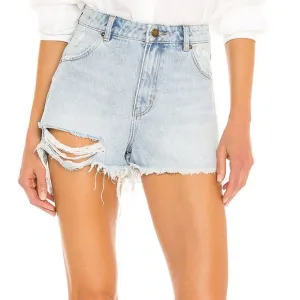 ROLLA'S Dusters High Rise Slim Denim Short,‎ Size 27&quot;