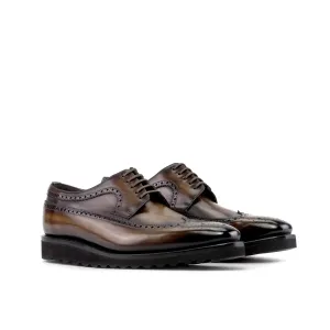 Saif Patina Longwing Blucher shoes II