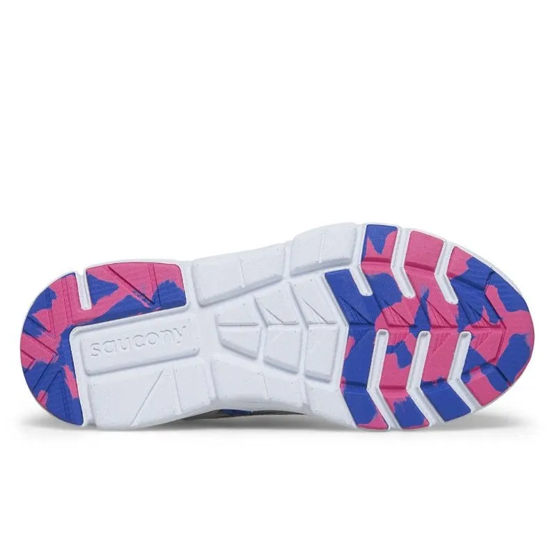 Saucony - Big Kid's Flash A/C 3.0 Sneaker - Grey/Pink/Blue