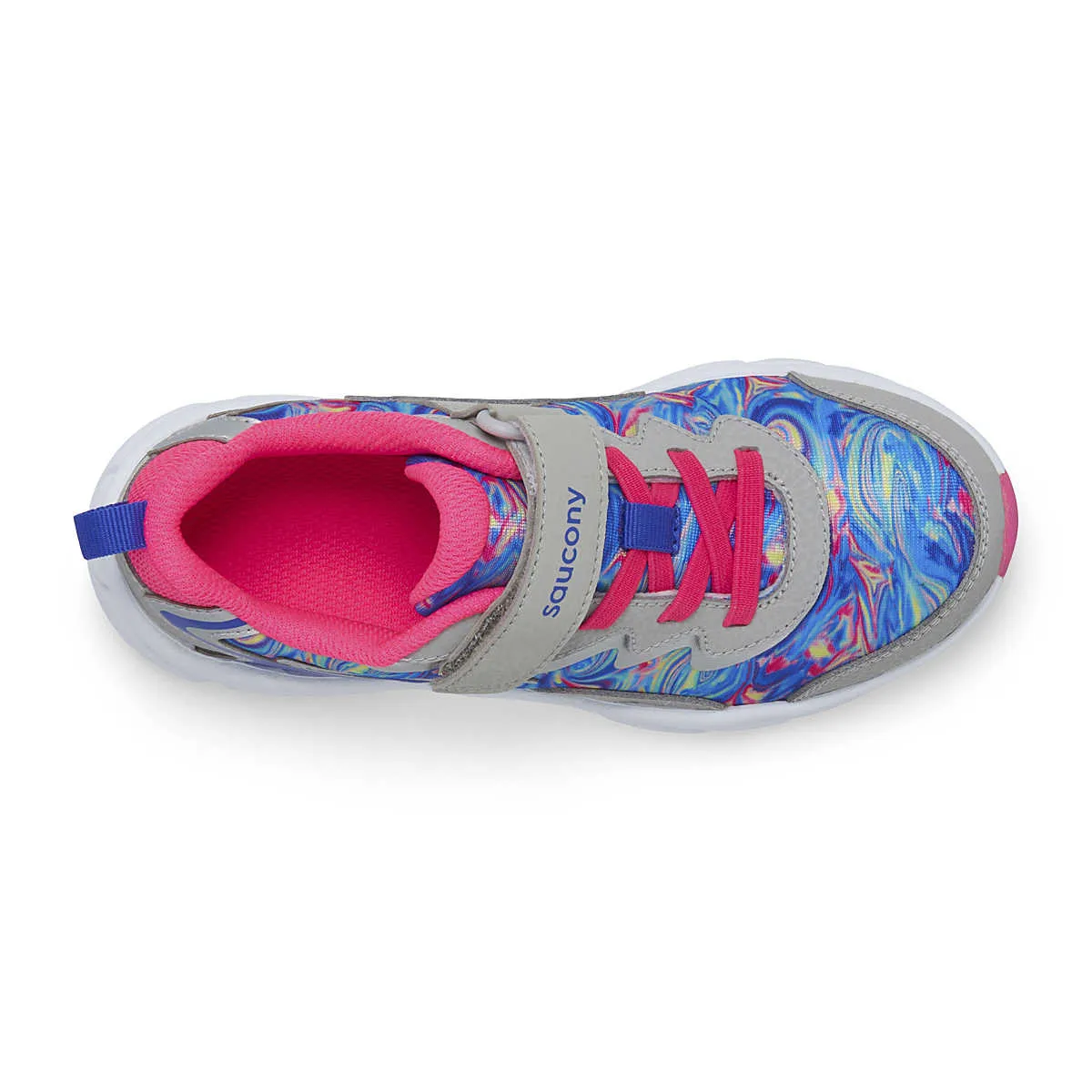 Saucony Flash 3.0 Sneaker - Grey/Pink/Blue