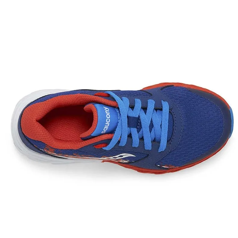 SAUCONY - Wind 2.0 Lace Sneaker - Navy/Red