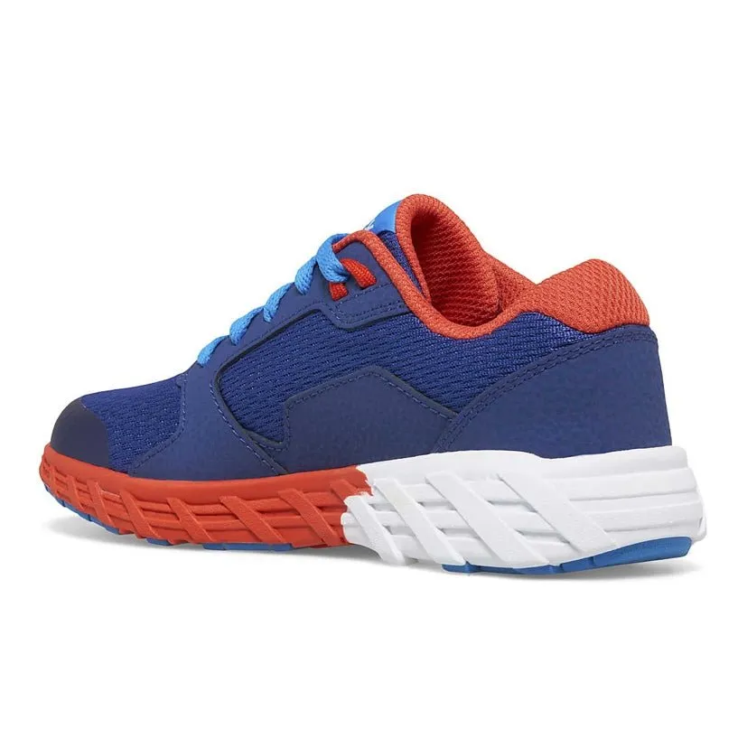 SAUCONY - Wind 2.0 Lace Sneaker - Navy/Red