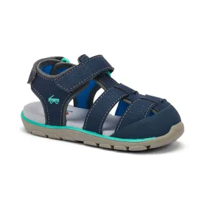 See Kai Run Wilder Sandal - Navy