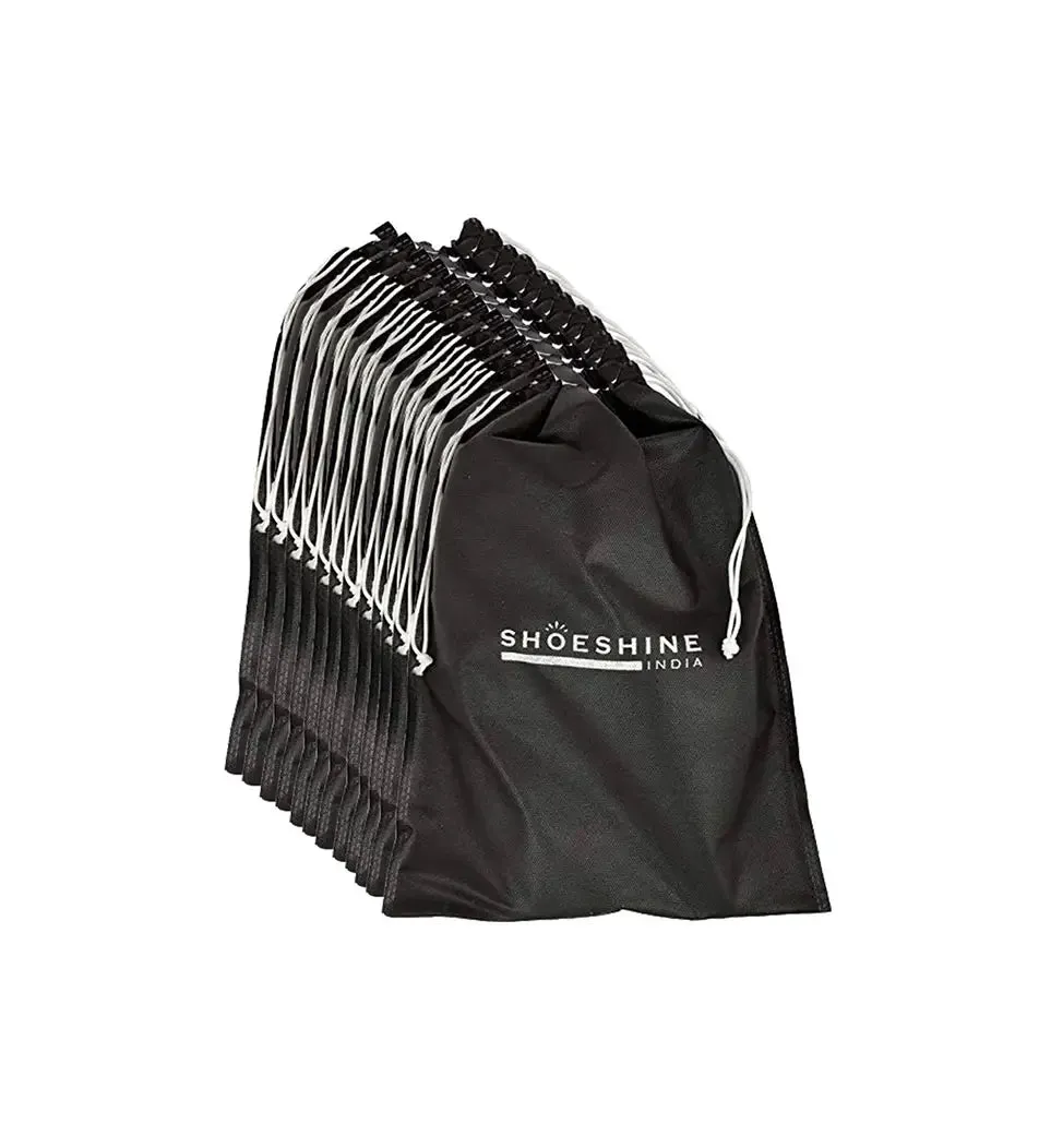 SHOESHINE Shoe Bag (Pack of 6) Shoe Storage bag for home & travel - Brown