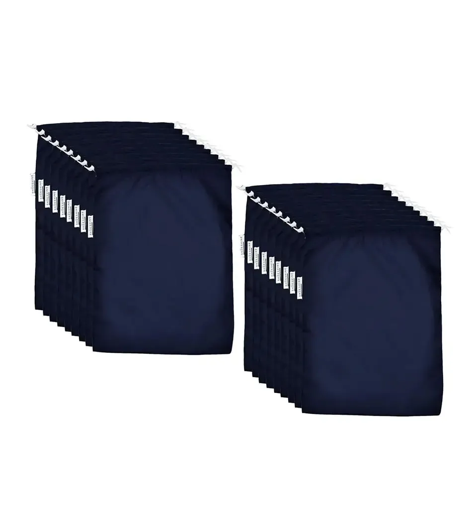 SHOESHINE Shoe Bag (Pack of 6) Water Resistant and Dust Proof Shoe Storage Bag - Grey