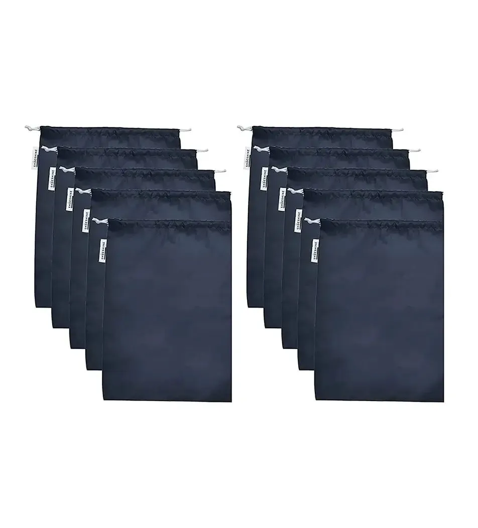SHOESHINE Shoe Bag (Pack of 6) Water Resistant and Dust Proof Shoe Storage Bag - Grey