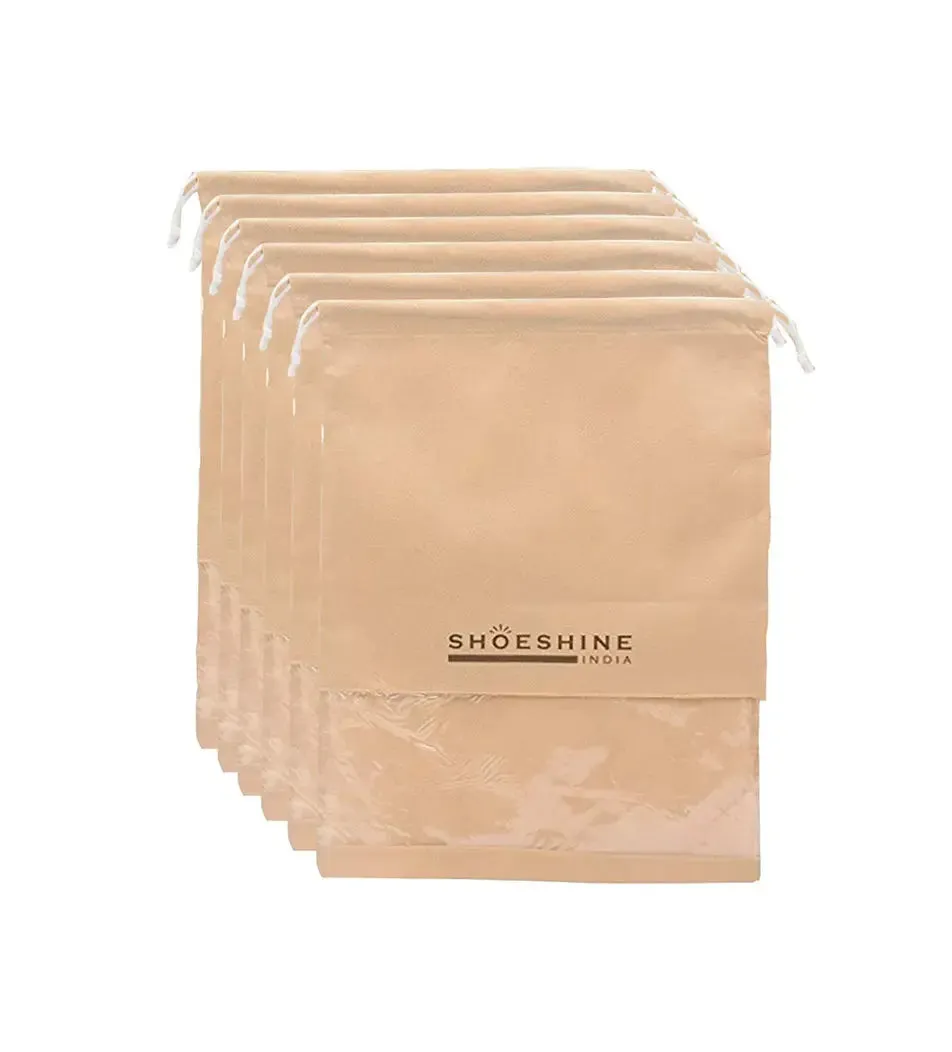 SHOESHINE Shoe Bags (Pack of 18) Travel Shoe Pouch - Navy