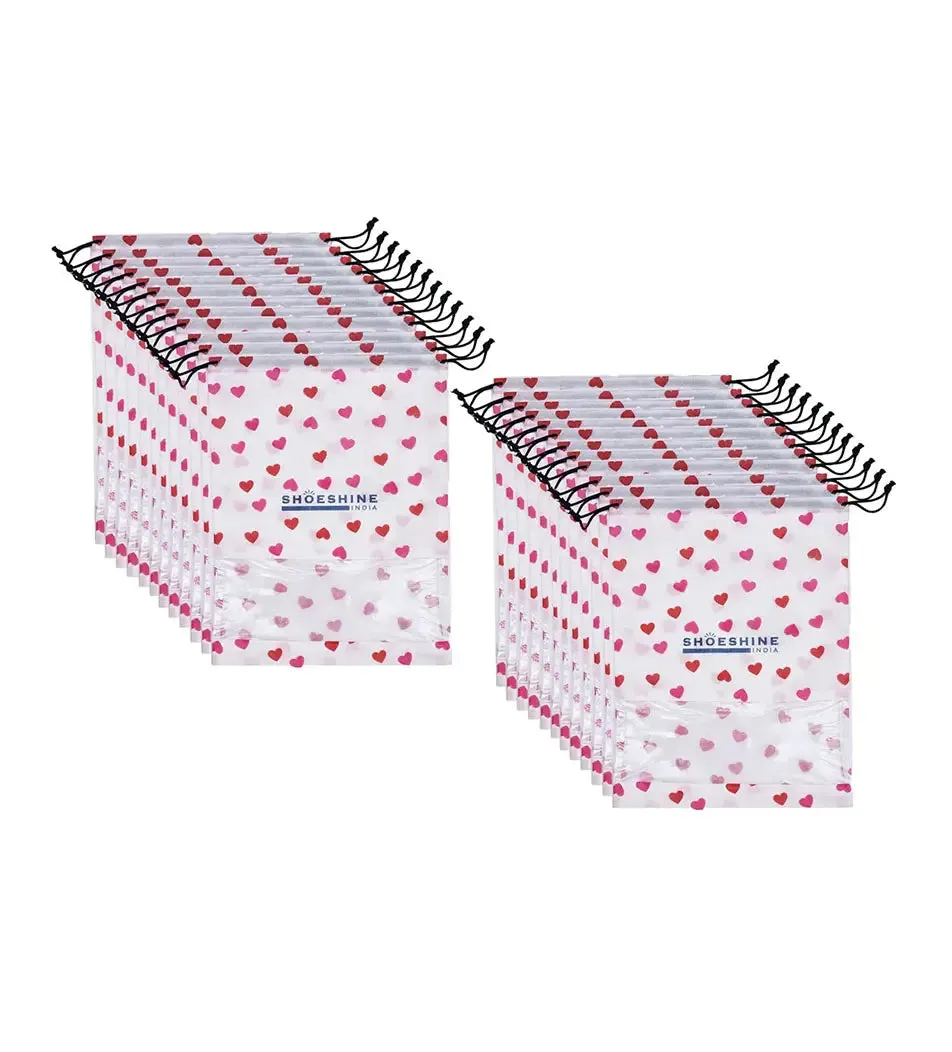 SHOESHINE Shoe Bags (Pack of 18) Travel Shoe Pouch - Navy