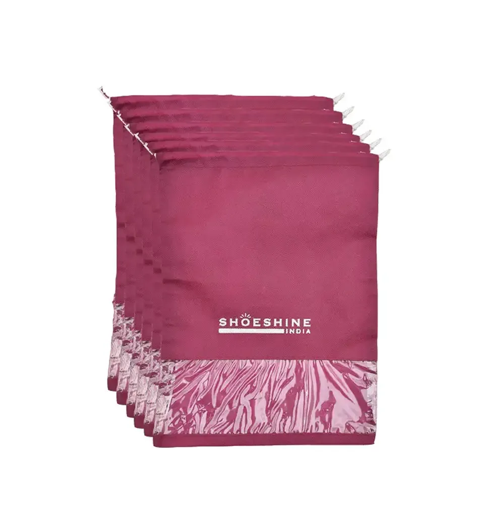 SHOESHINE Shoe Bags (Pack of 18) Travel Shoe Pouch - Navy