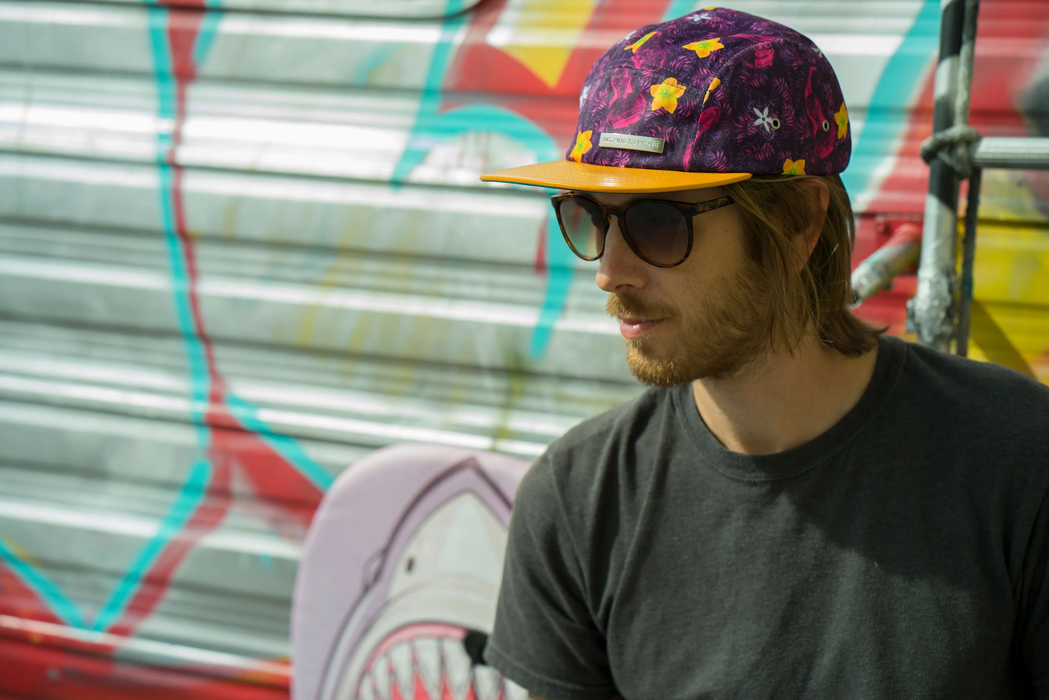 Squash it like it's hot 5 panel hat