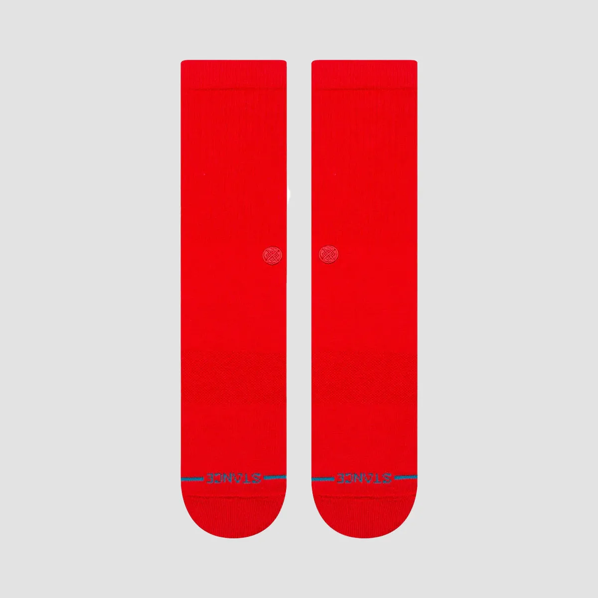 Stance Icon Crew Socks Red