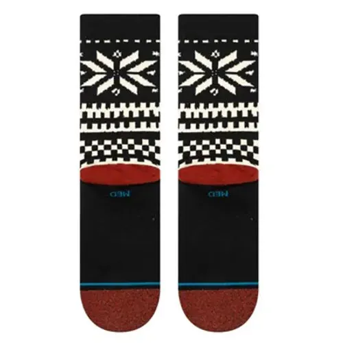 Stance Socks Flake Crew Socks - Black