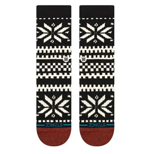 Stance Socks Flake Crew Socks - Black