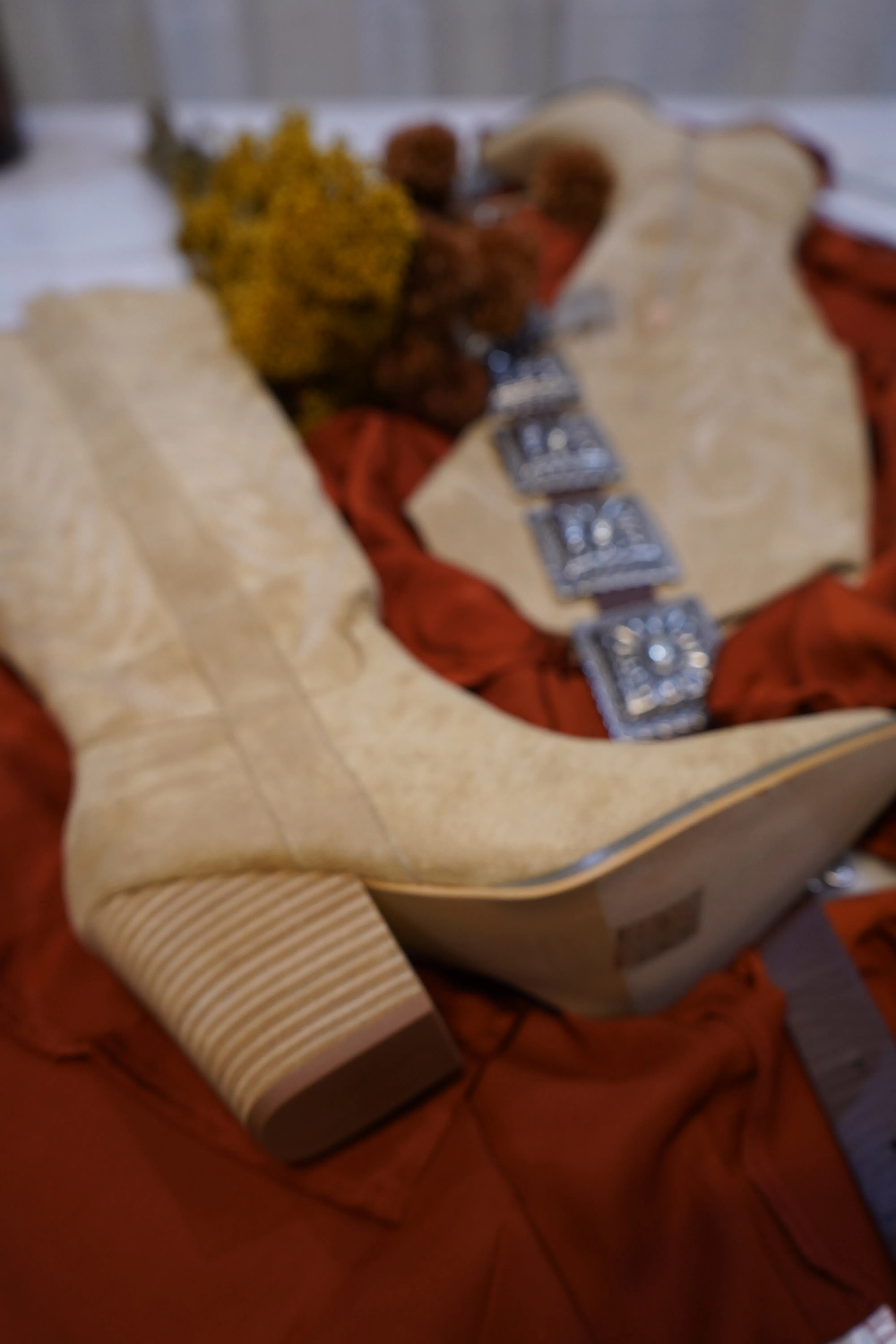 Stella Almond Knee High Boots
