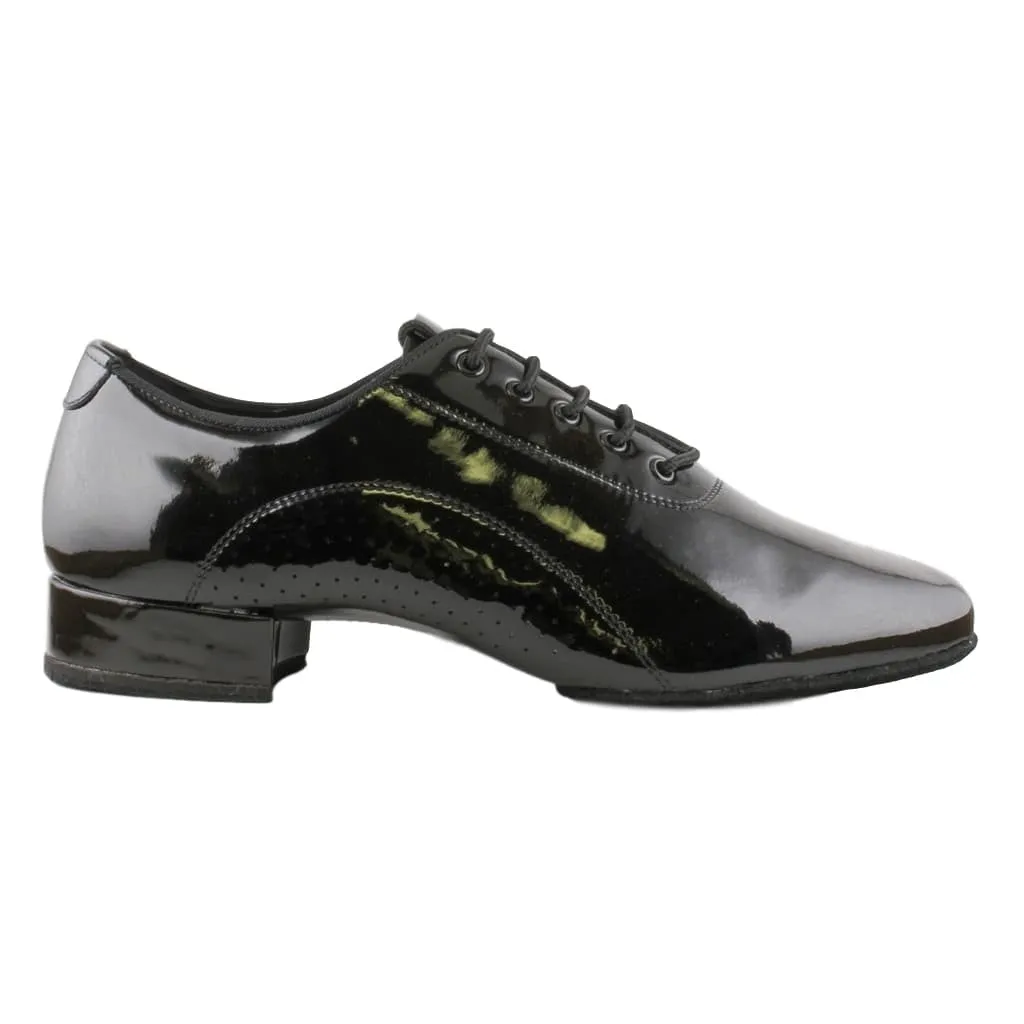 Stephanie E-400112, Black Patent Leather, Men's Smooth Dance Shoes