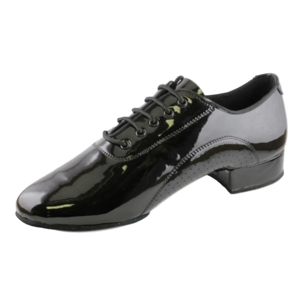 Stephanie E-400112, Black Patent Leather, Men's Smooth Dance Shoes