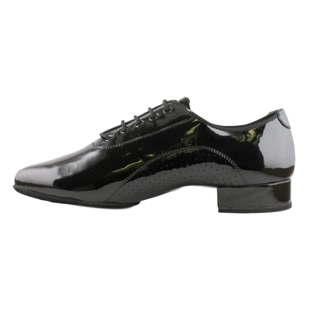 Stephanie E-400112, Black Patent Leather, Men's Smooth Dance Shoes