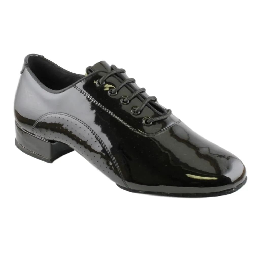 Stephanie E-400112, Black Patent Leather, Men's Smooth Dance Shoes