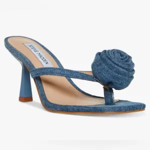 Steve Madden || NWOB || Denim Jannie Heel Sandal