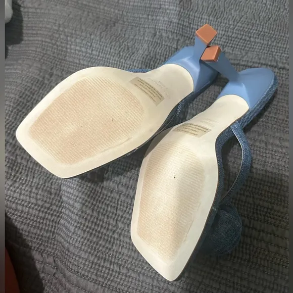 Steve Madden || NWOB || Denim Jannie Heel Sandal