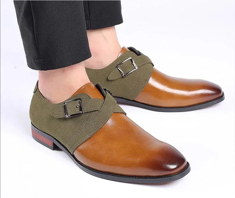 Stylish Men’s Fashion Shoes-Men Leather business Shoes-Wedding Party Shoes