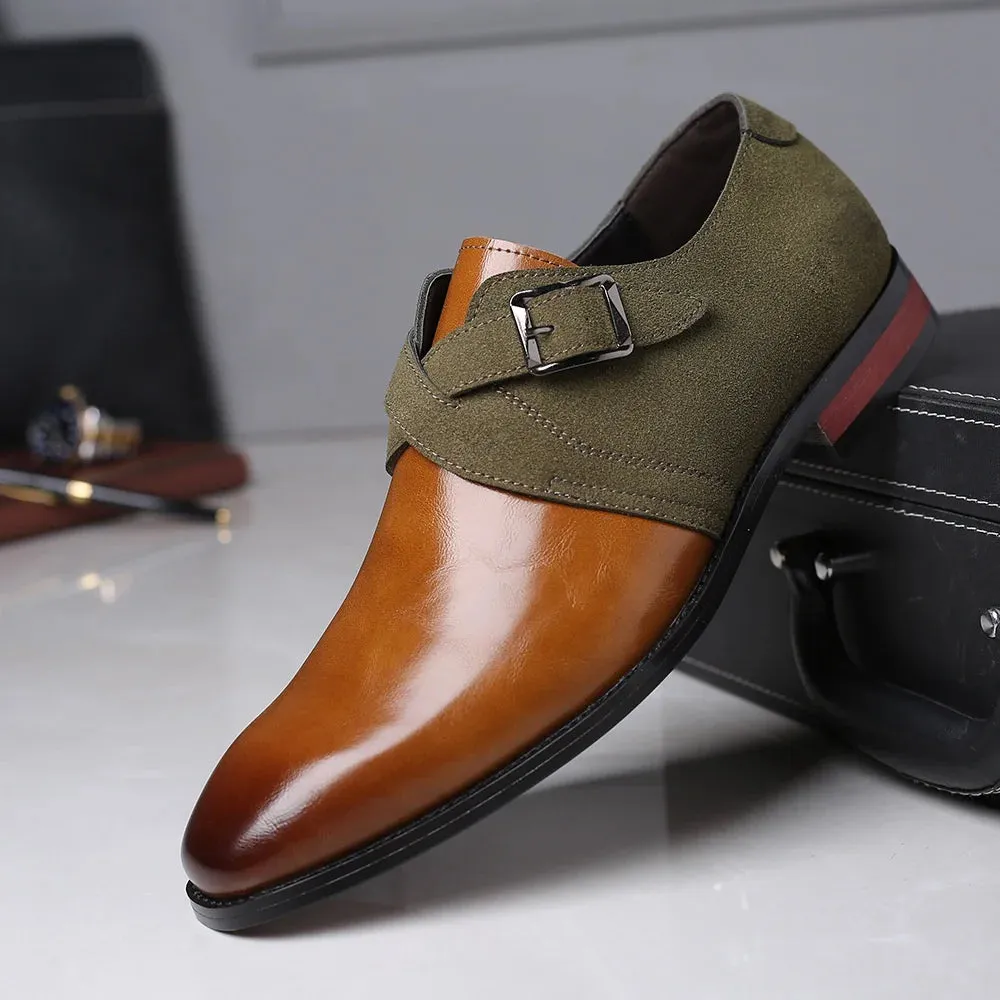 Stylish Men’s Fashion Shoes-Men Leather business Shoes-Wedding Party Shoes