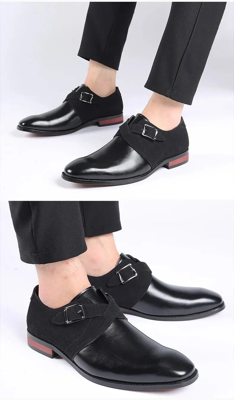 Stylish Men’s Fashion Shoes-Men Leather business Shoes-Wedding Party Shoes