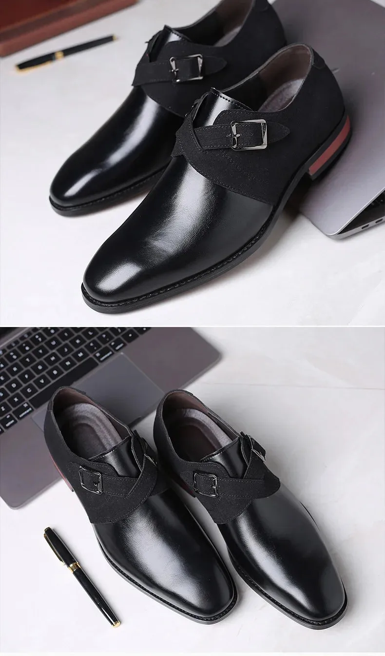 Stylish Men’s Fashion Shoes-Men Leather business Shoes-Wedding Party Shoes