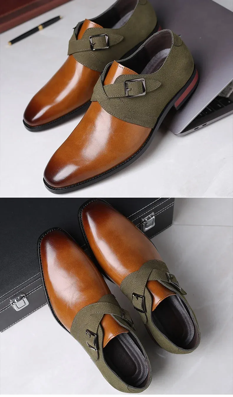 Stylish Men’s Fashion Shoes-Men Leather business Shoes-Wedding Party Shoes