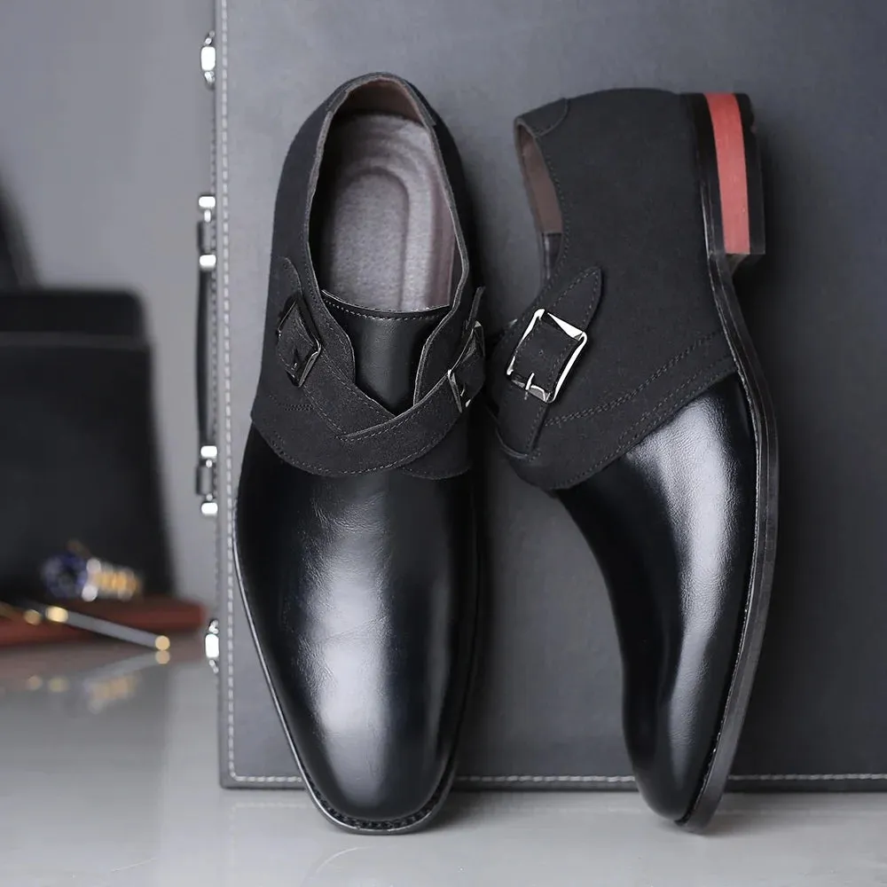 Stylish Men’s Fashion Shoes-Men Leather business Shoes-Wedding Party Shoes