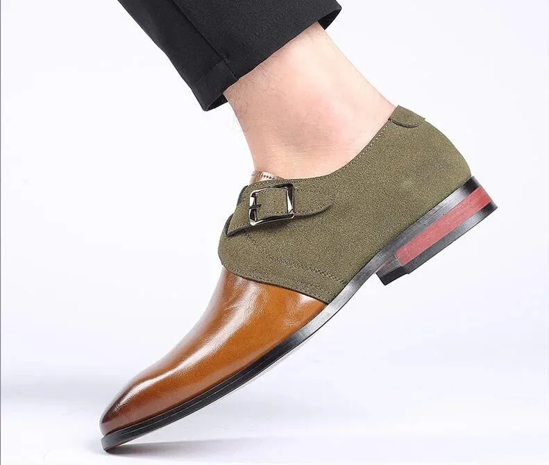 Stylish Men’s Fashion Shoes-Men Leather business Shoes-Wedding Party Shoes