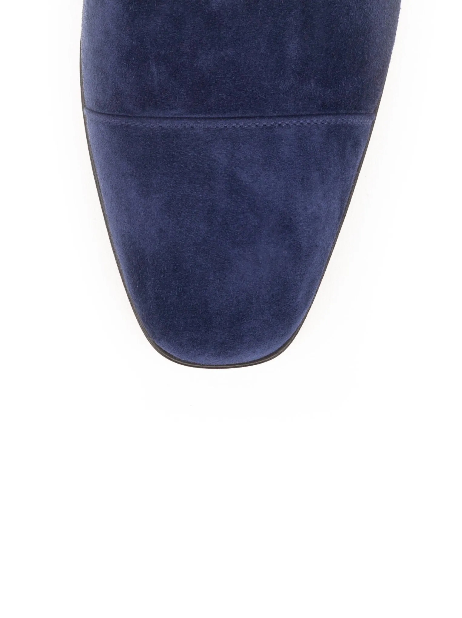 Suede Greggo Flat Balmoral Oxfords - Blue
