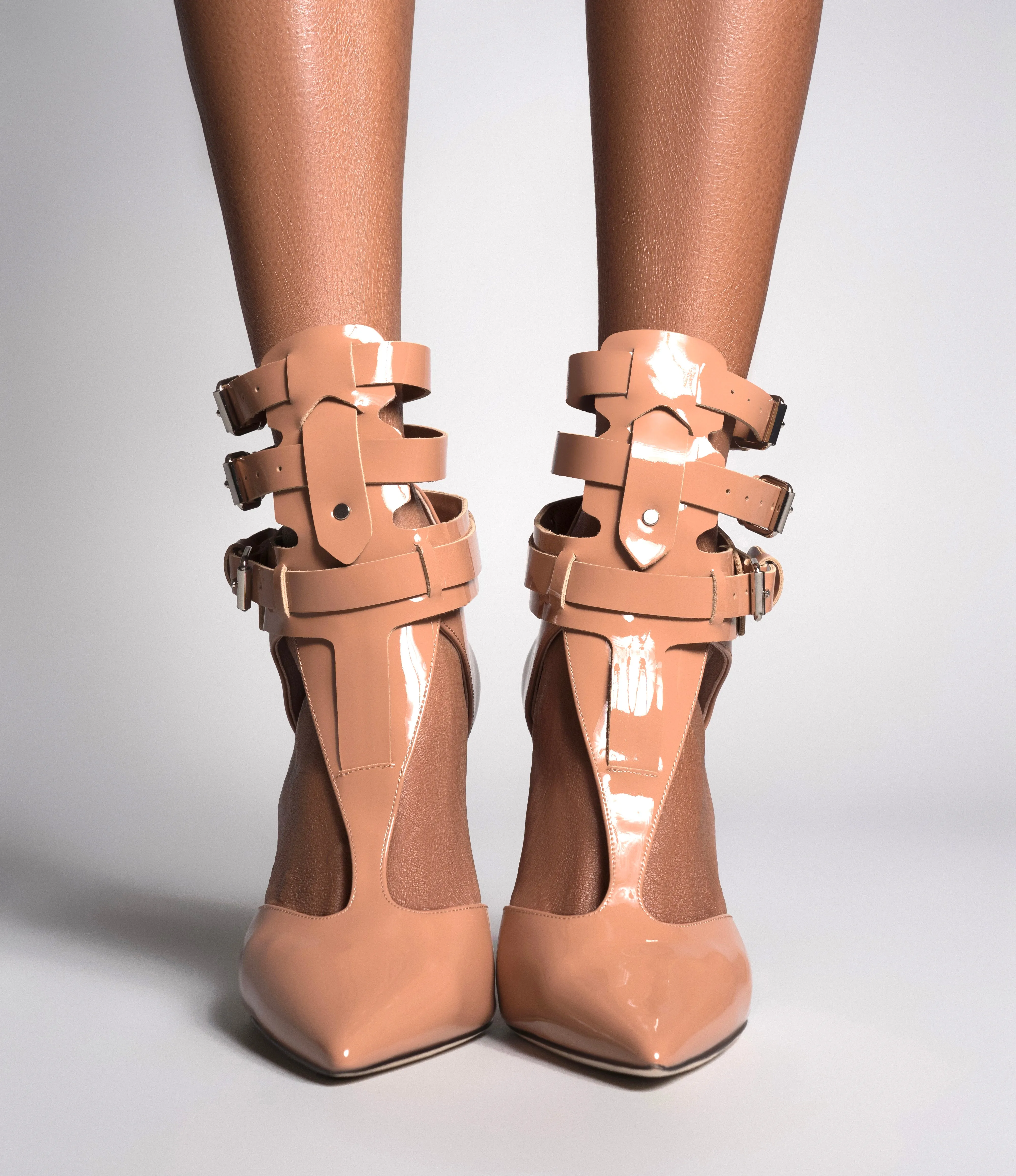 T-STRAP PUMP BARE