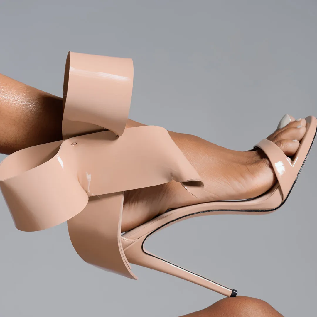 TAN OPEN TOE